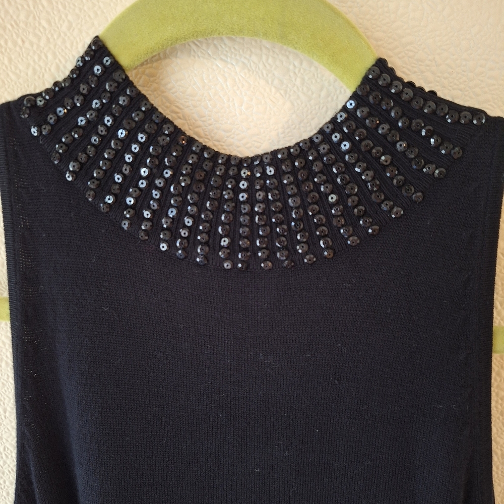 INC International Concepts Black Petite Top Small